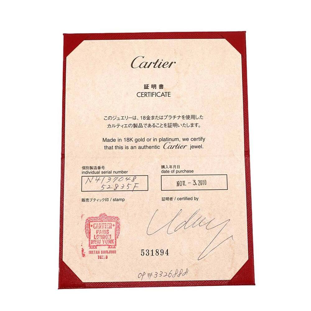 CARTIER Authentic Silver Diamond Ring - Picture 9 of 10